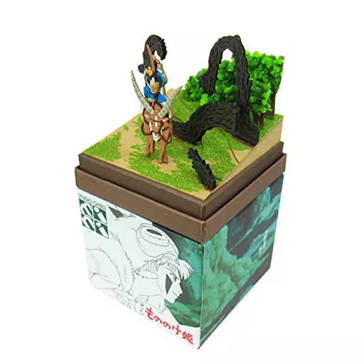 プラモデル　模型 スタジオジブリMini もののけ姫 アシタカとタタリ神 「みにちゅあーとキット スタジオジブリシリーズ」 [MP07-41]