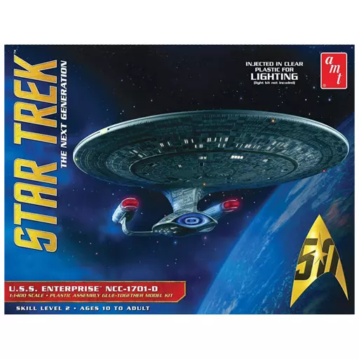 プラモデル　1/1400 NCC-1701-D U.S.S エンタープライズ クリアーエディション 「新スタートレック」 [AMT955]