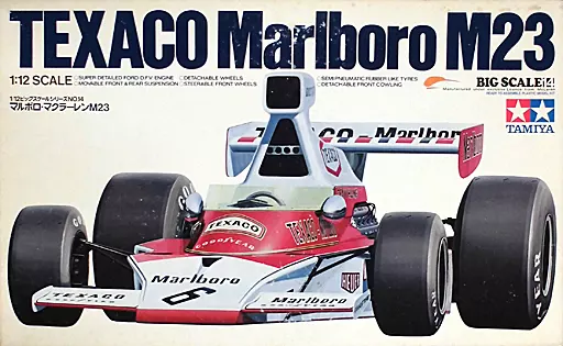 1/12 マルボロ マクラーレンM23 「ビッグスケールシリーズ No.14」 ディスプレイモデル [BS1216](箱・ジャケット・ケース不備(中))