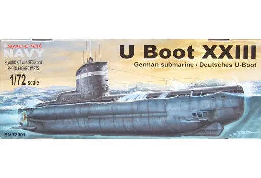 プラモデル　1/72 Uボート タイプXXIII [SN72001]