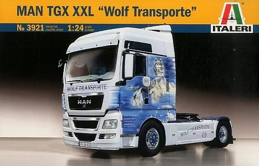 プラモデル　1/24 MAN TGX XXL ”ウルフ トランスポート” トラクターヘッド [IT3921]