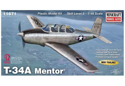 1/48 アメリカ空軍 初等練習機 T-34A メンター [MC11671]
