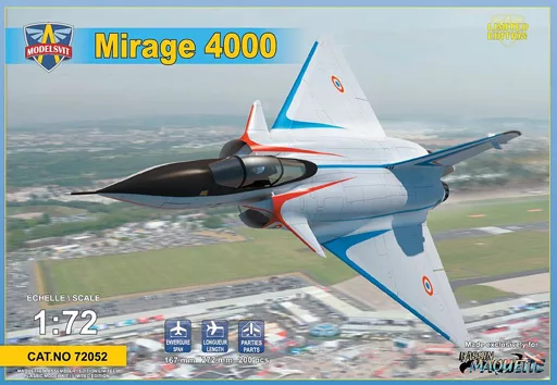 プラモデル　1/72 ミラージュ4000 試作戦闘機 [MDV72052]