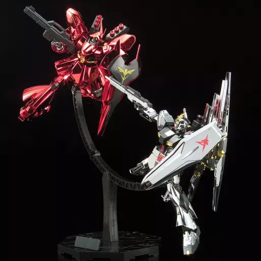 HG 1/144 ガンダムベース限定 νガンダムvsサザビー（宿命の対決セット）[スペシャルコーティング]