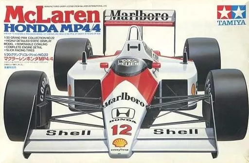 プラモデル　1/20 マクラーレン ホンダ MP4/4 マールボロVer. 「グランプリコレクション No.22」 ディスプレイモデル [20022] 定価1500円版