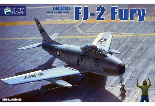 プラモデル　1/48 FJ-2 フューリー w/フィギュア2体 [KITKH80155]