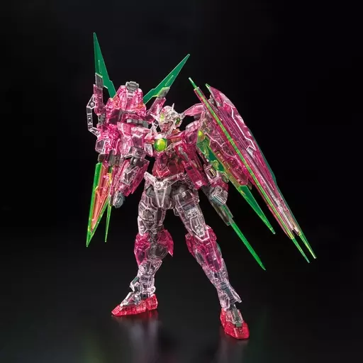 RG 1/144 ガンダムベース限定 ダブルオークアンタフルセイバー［トランザムクリア］