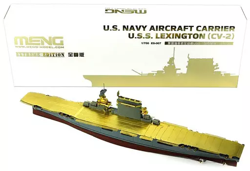 プラモデル　1/700 アメリカ海軍 航空母艦 レキシントン CV-2 エクストリームエディション [MENES-007]