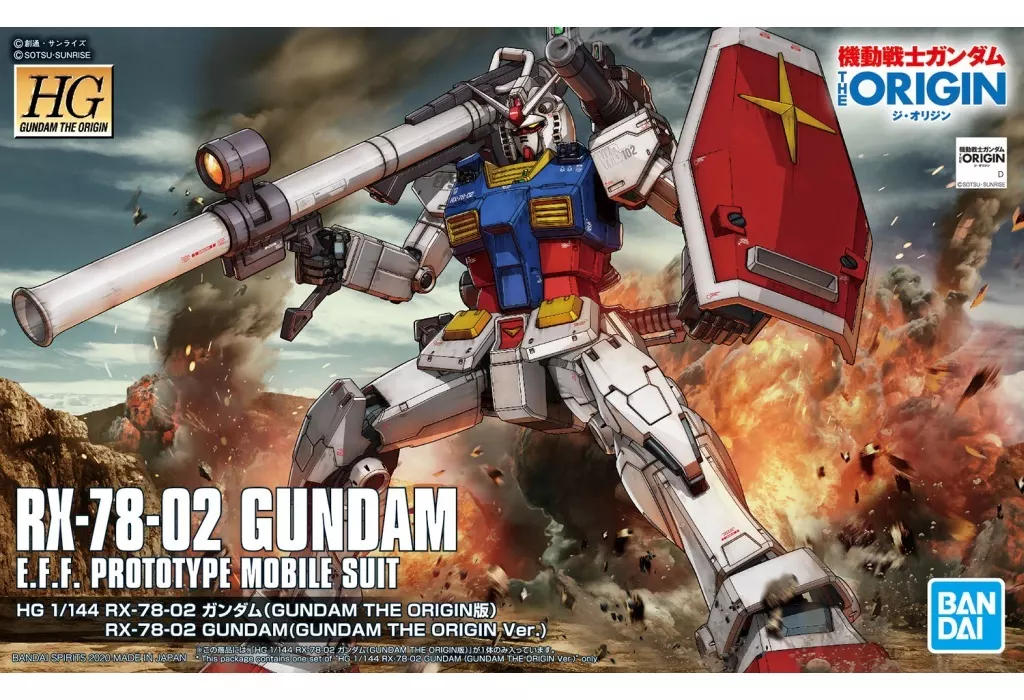 HG 1/144 RX-78-02 ガンダム（GUNDAM THE ORIGIN版）