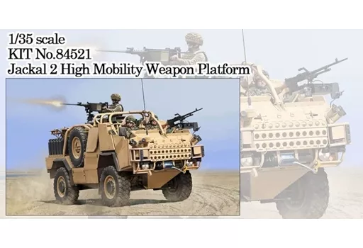 プラモデル　1/35 イギリス ジャッカル2 高機動装甲車 「ファイティングヴィークルシリーズ」 [84521]