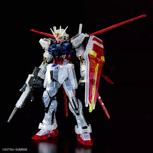 RG 1/144 ガンダムベース限定 エールストライクガンダム & スカイグラスパー ランチャー/ソードパック セット［クリアカラー］