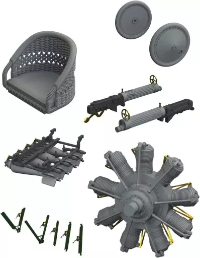 プラモデル 1/48 ソッピース キャメル ノームエンジン ビッグ