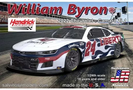 プラモデル　1/24 ウイリアム・バイロン リバティ ユニバーシティ シボレー カマロ NASCAR 2022 ネクストジェネレーション #24 [HMC2022WBL]