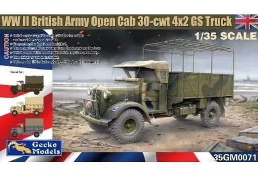 プラモデル　1/35 WW.II イギリス軍 30-cwt 4×2 GSトラック (オープンキャブ) [GEC35GM0071]
