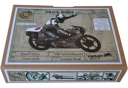 プラモデル　1/12 ガレリ 125cc 1987年ワールドチャンピオン ファウスト・グレシーニ 「ヴィンテージレーシングシリーズ」 レジンキャストキット [BM-VR14]
