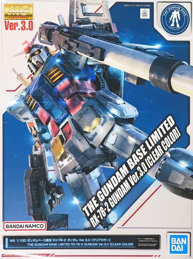 プラモデル　1/100 MG RX-78-2 ガンダムVer.3.0 クリアカラー 「機動戦士ガンダム」 ガンダムベース限定 [5063203]