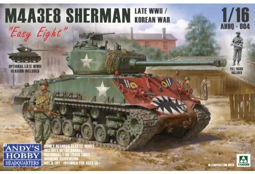 1/16 M4A3E8 シャーマン イージーエイト WW.II/朝鮮戦争 [TKOAHHQ-004]