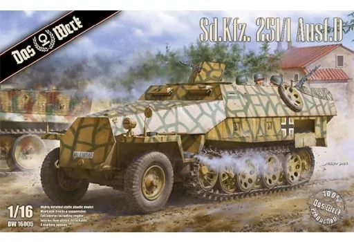 1/16 Sd.Kfz.251/1 Ausf.D 装甲兵員輸送車型 [USCDW16005]