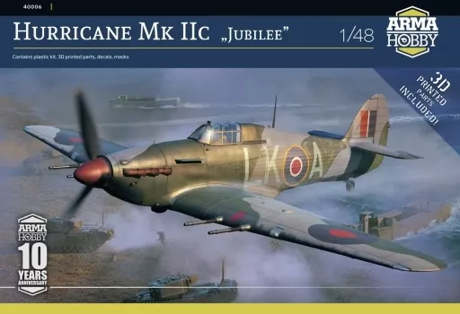 プラモデル　1/48 ホーカー ハリケーン Mk.IIc ”ジュビリー” [ADL40006]