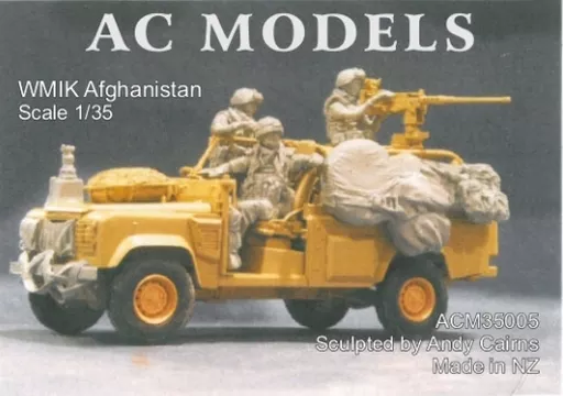 プラモデル　1/35 現用 イギリス ランドローバーWMIK用 アフガニスタン 乗員＆積荷セット(乗員3体入) レジンキャストキット [ACM35005]