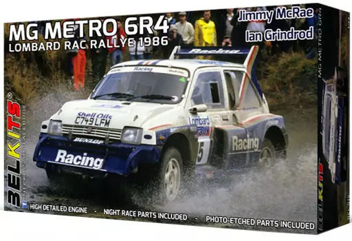 プラモデル　1/24 MG メトロ 6R4 1986 RAC ラリー [BEL016]