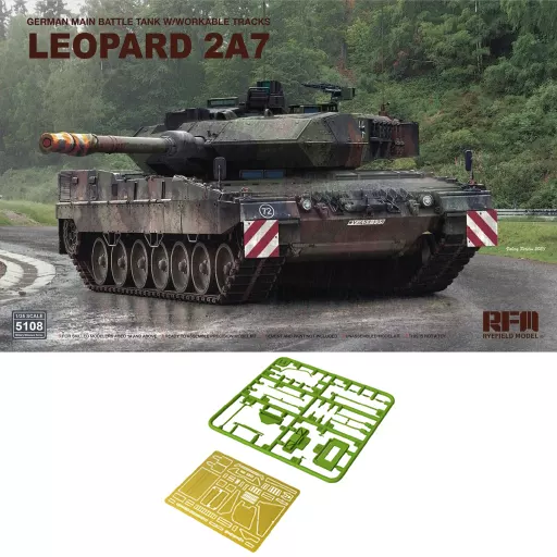 プラモデル　1/35 レオパルド2A7 主力戦車 w/ボーナスパーツ [RFM5108]