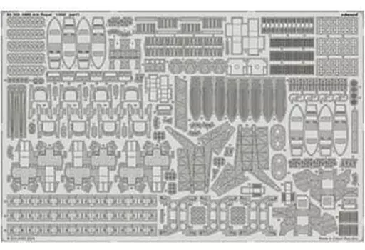 プラモデル　1/350 HMS アークロイヤル 1939年 パートI エッチングパーツ (アイラブキット用) [EDU53305]