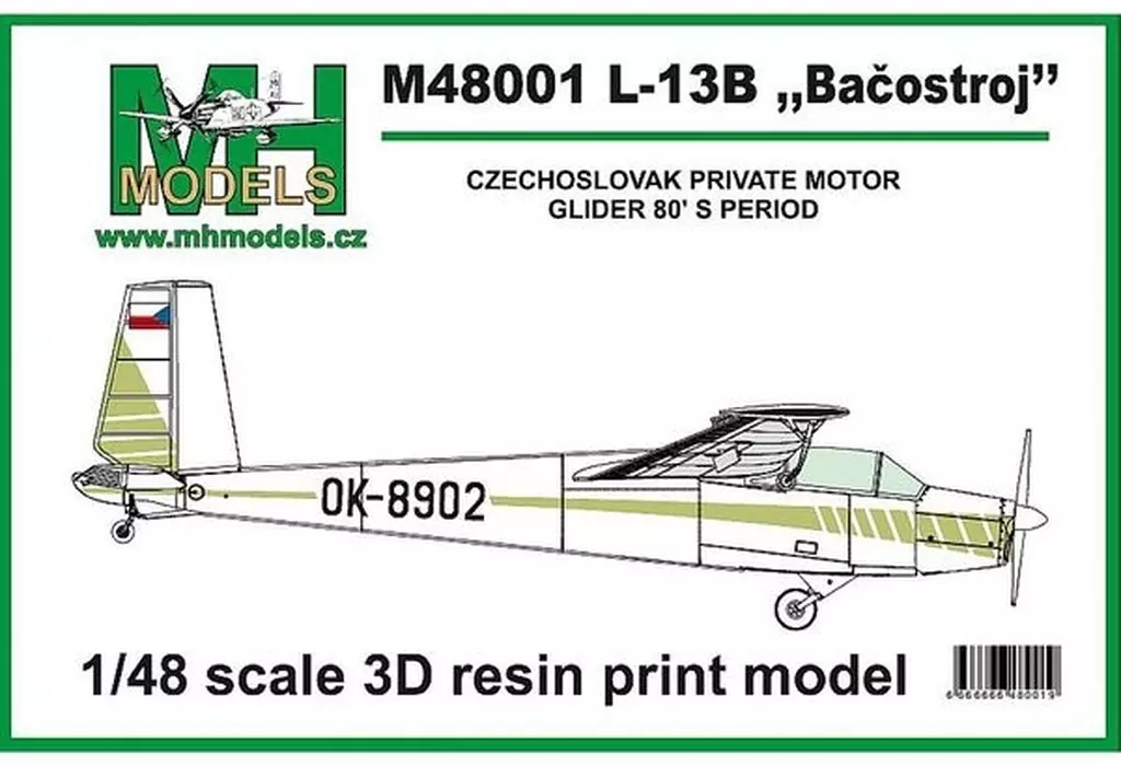 プラモデル　1/48 L-13B モーターグライダー レジンキャストキット [MHZM48001]