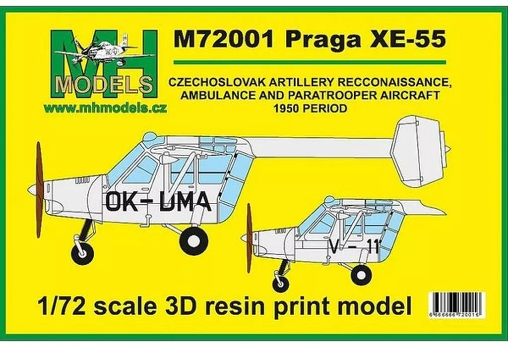 プラモデル　1/72 プラハ XE-55 観測機・救急機 レジンキャストキット [MHZM72001]