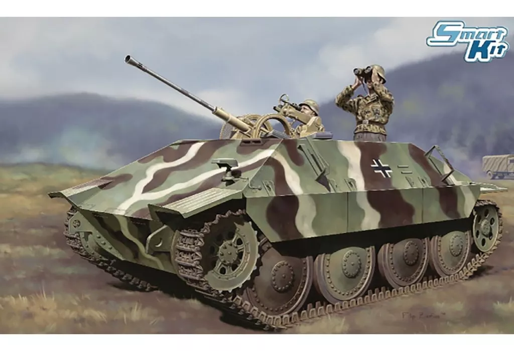 プラモデル　1/35 WW.II ドイツ軍 ヘッツァー回収戦車 2cm Flak38搭載型 フィギュア付属 [DR6399F]