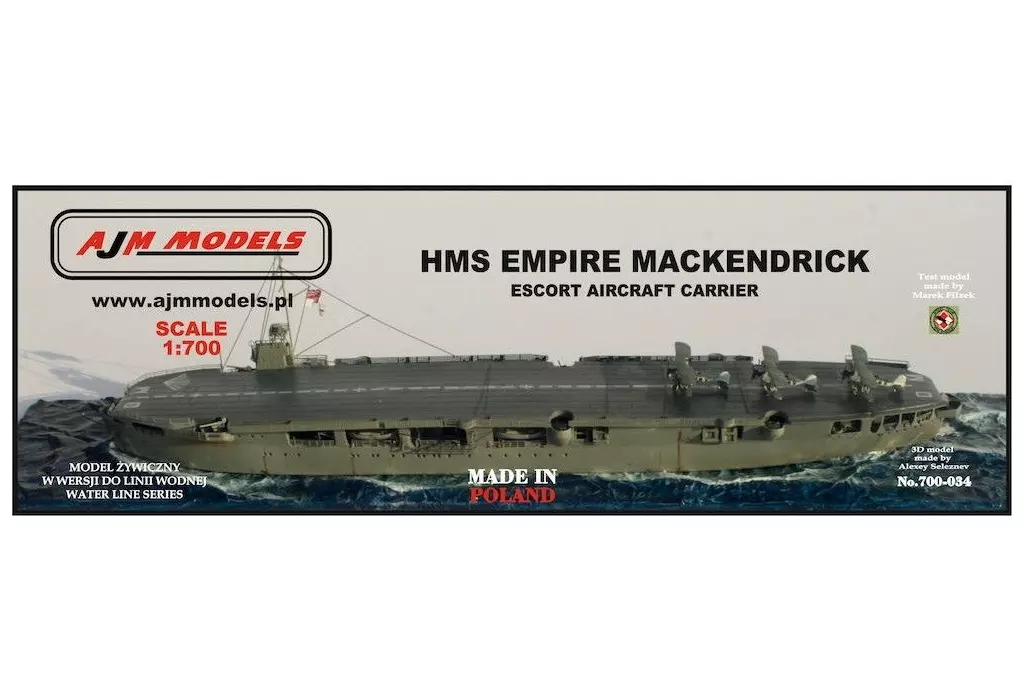 プラモデル　1/700 英・MACシップ・エンパイア・マッケンドリック商船空母 レジンキャストキット [PJ70034]