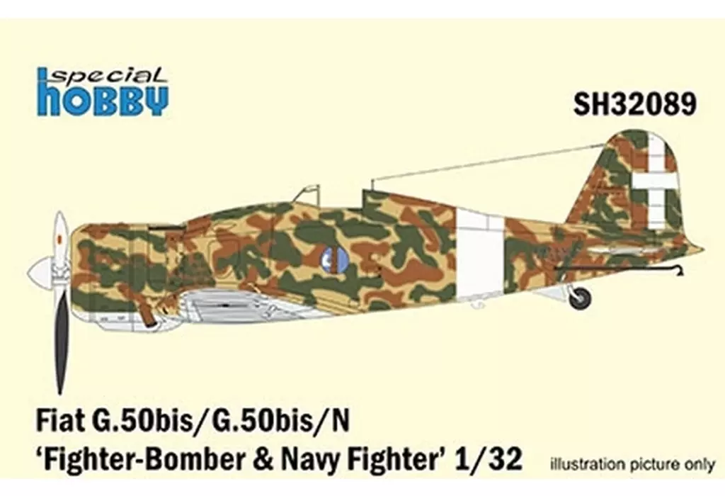 プラモデル　1/32 伊・フィアットG.50bis戦闘爆撃機・G.50bis/N艦上戦闘機 [SH32089]