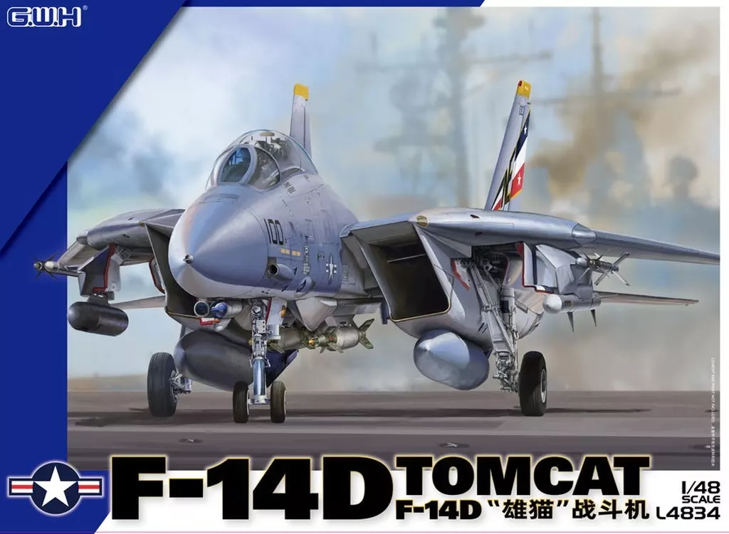 1/48 アメリカ海軍 F-14D 艦上戦闘機 [L4834]