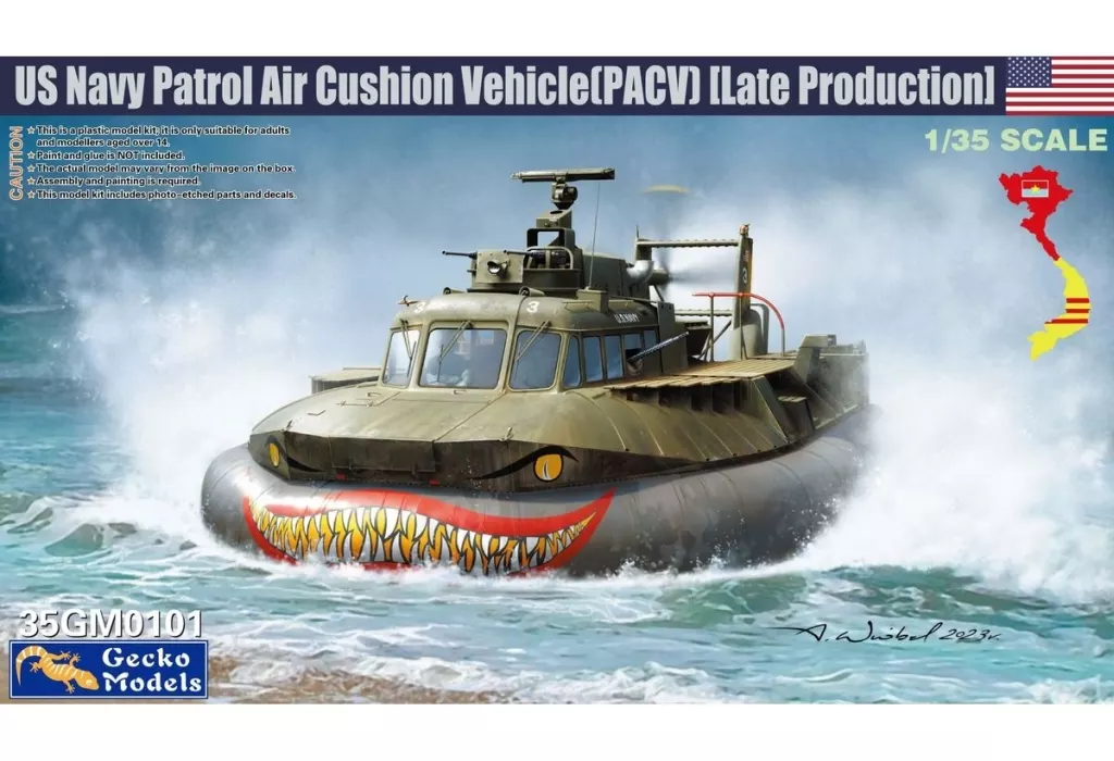 1/35 米海軍 パトロール エア クッション ビークル (PACV) 後期型 [GEC35GM0101]