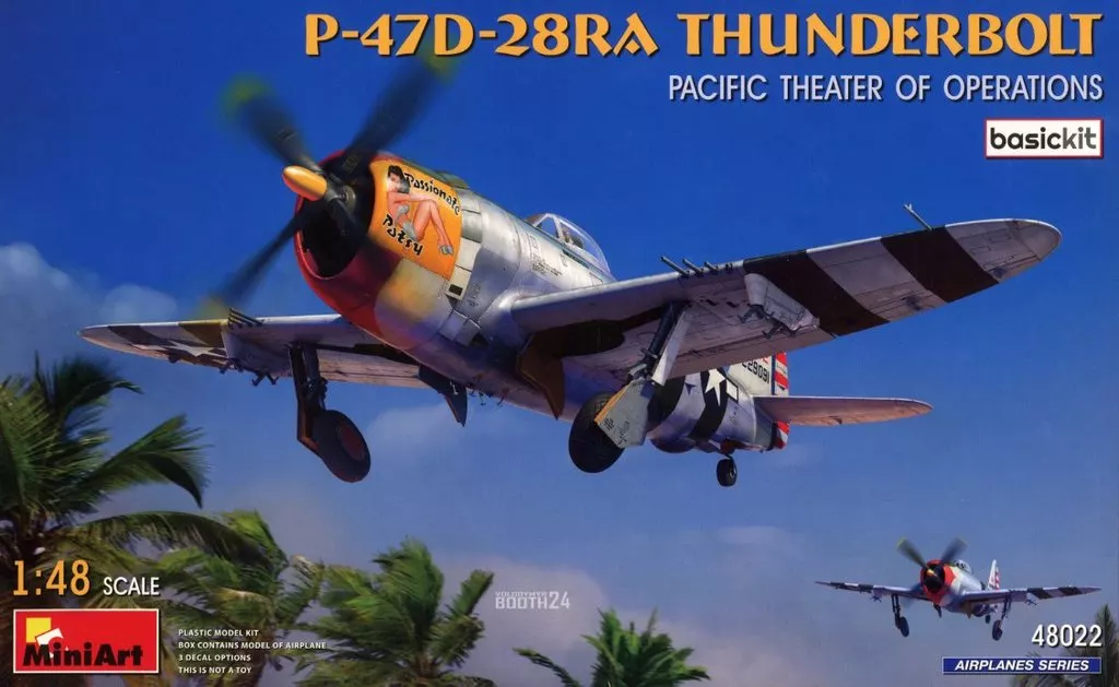 プラモデル　1/48 P-47D-28RAサンダーボルト 太平洋作戦域 ベーシックキット [MA48022]