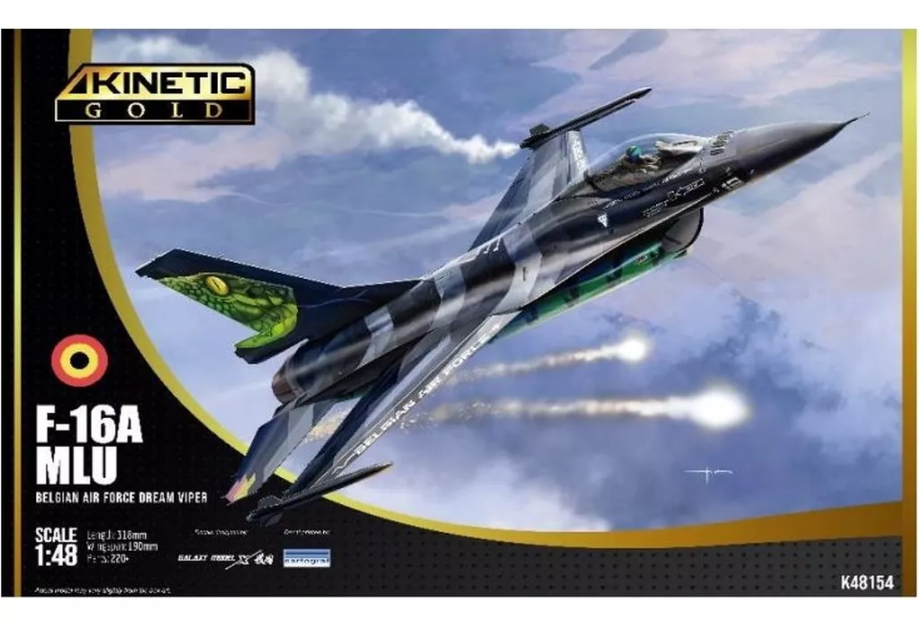 プラモデル　1/48 F-16A MLU ベルギー空軍 ドリームヴァイパー [KNE48154]