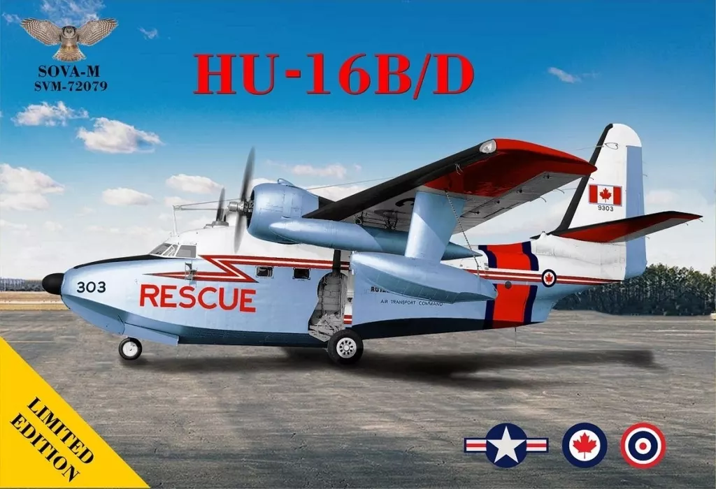 プラモデル　1/72 HU-16B/D アルバトロス ”タイ海軍/米海軍/カナダ空軍” [SVM72079]