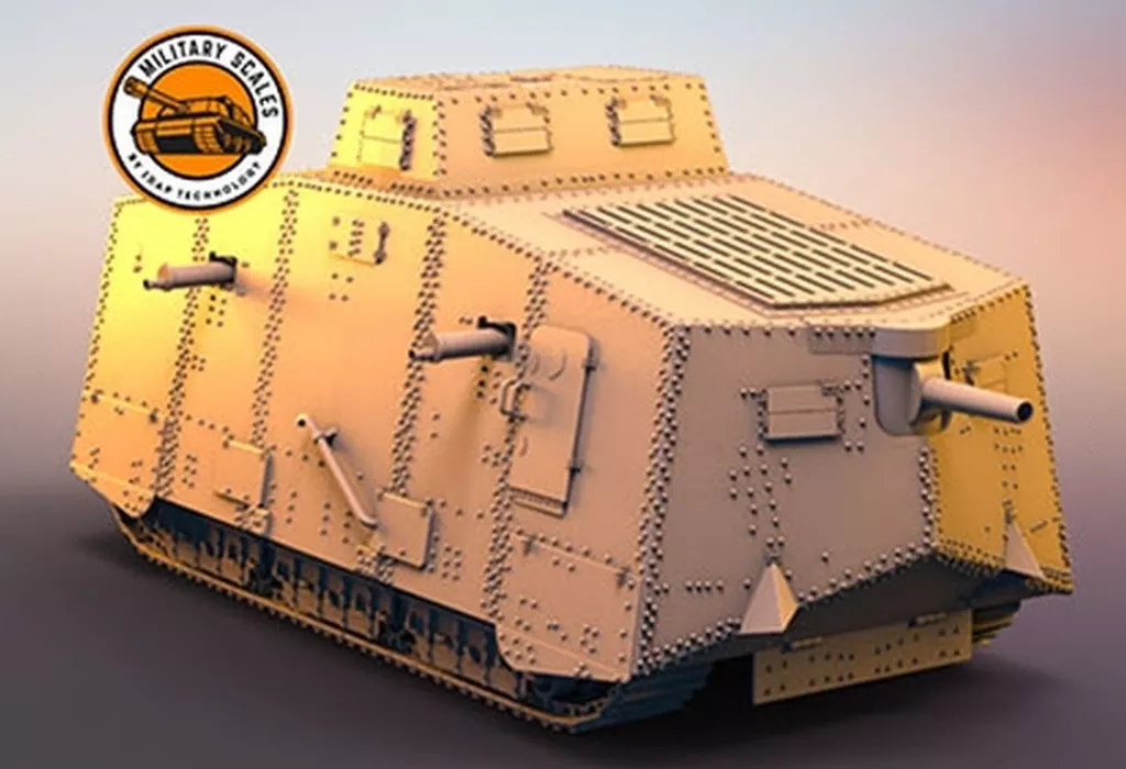 プラモデル　1/72 独・A7V戦車型 ガレージキット [PD72004]