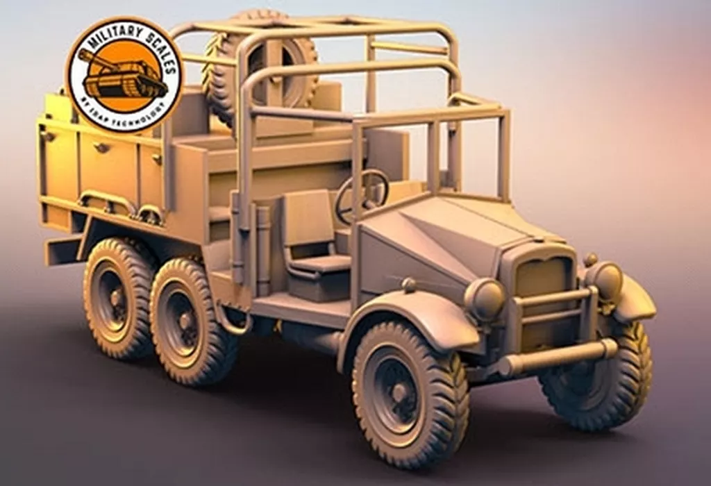 プラモデル　1/48 英・モーリスコマーシャルCDSW30CWT軍用トラック ガレージキット [PD48131]