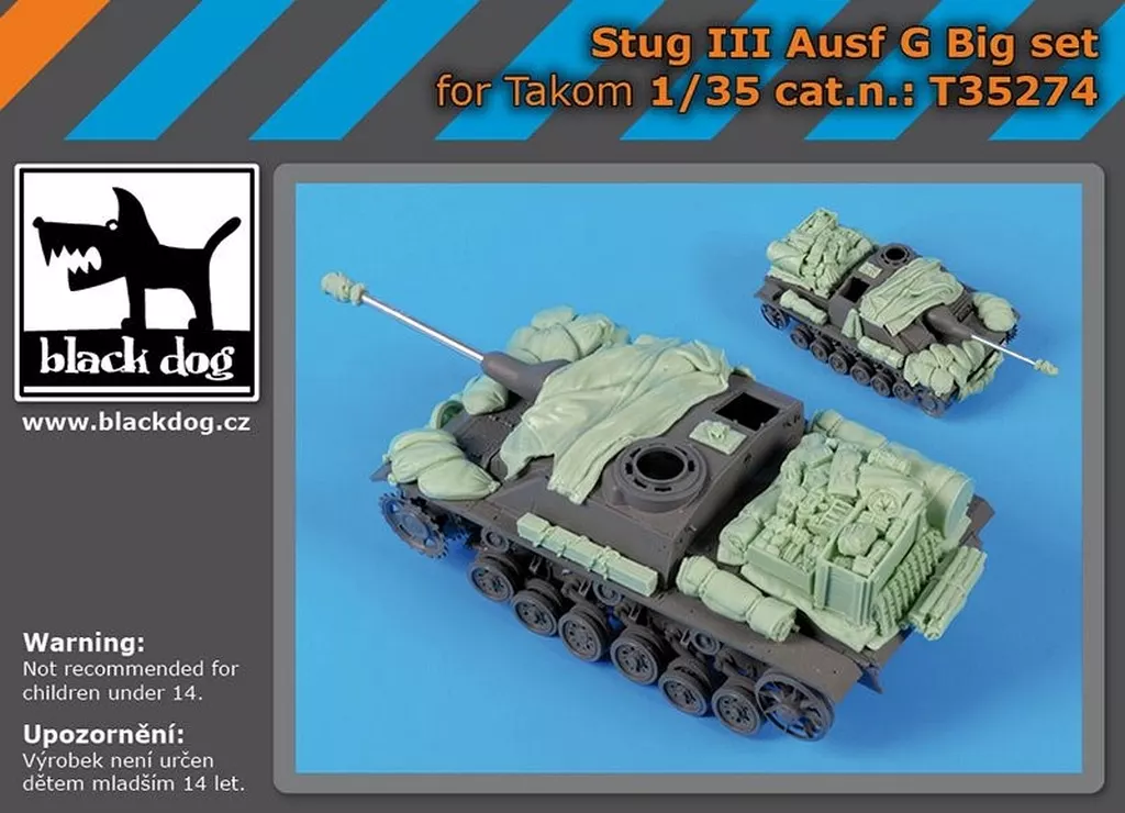 プラモデル　1/35 III号突撃砲 G型 ビッグセット (タコム用) ディティールアップパーツ [HAUT35274]