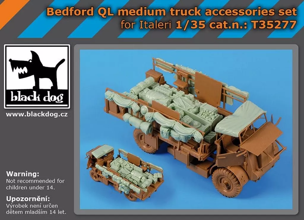 プラモデル　1/35 ベッドフォード QL 中型トラック アクセサリーセット (イタレリ用) ディティールアップパーツ [HAUT35277]