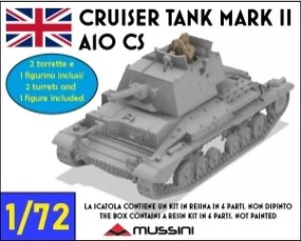 プラモデル　1/72 WWII イギリス Mk.II A10 CS巡航戦車 レジンキャストキット [MM072-049]