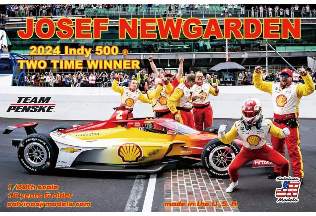 プラモデル　1/20 連覇達成! ”ジョセフ・ニューガーデン” ペンスキー・レーシング インディカー 2024 インディ500 ウィナー [IP2024JNI]