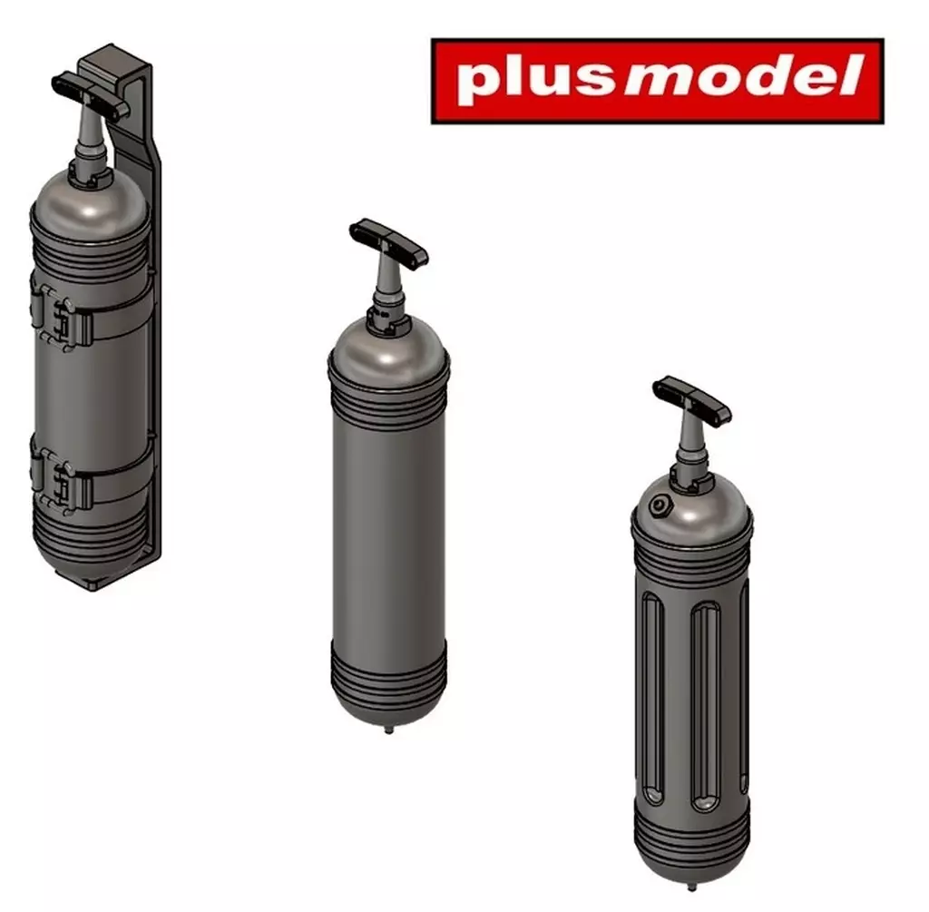 1/35 米軍 消火器セット ディティールアップパーツ [PLMDP3066]