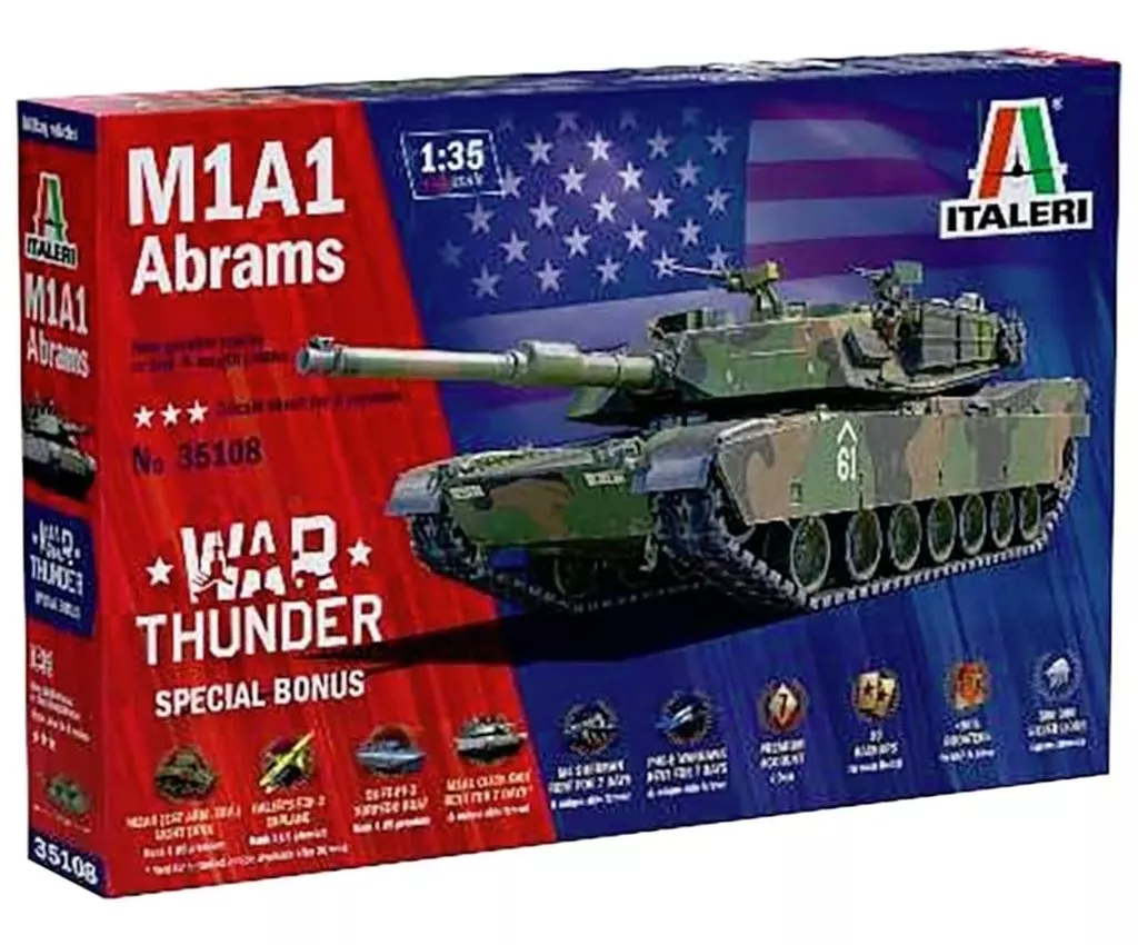 駿河屋 - 1/35 M1A1エイブラムス 「War Thunder」 [IT35108]（プラモデル）