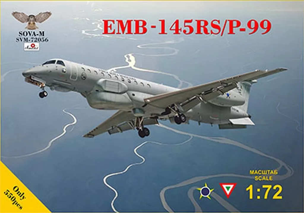 プラモデル　1/72 エンブラエルEMB-145RS/R-99リモートセンシング機・メキシコ/ブラジル（SOVA-M) [MVS72056]