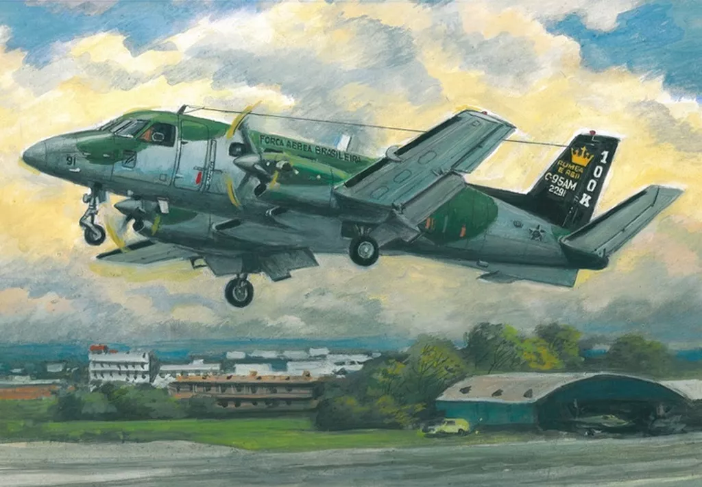 プラモデル　1/72 エンブラエル C-95AM ブラジル空軍輸送機 [SVM72065]