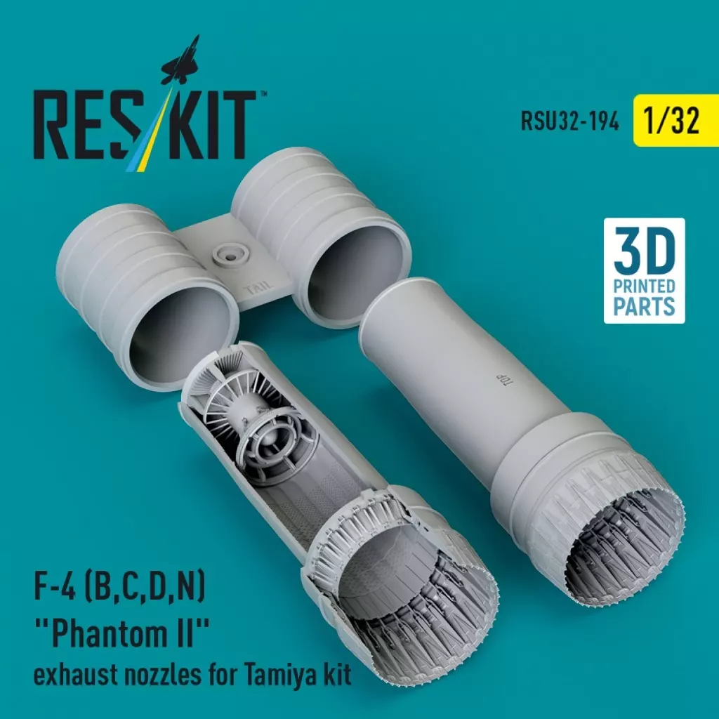 プラモデル　1/32 F-4B/C/D/N アフターバーナー (タミヤ用) ディティールアップパーツ [RSKU32-0194]