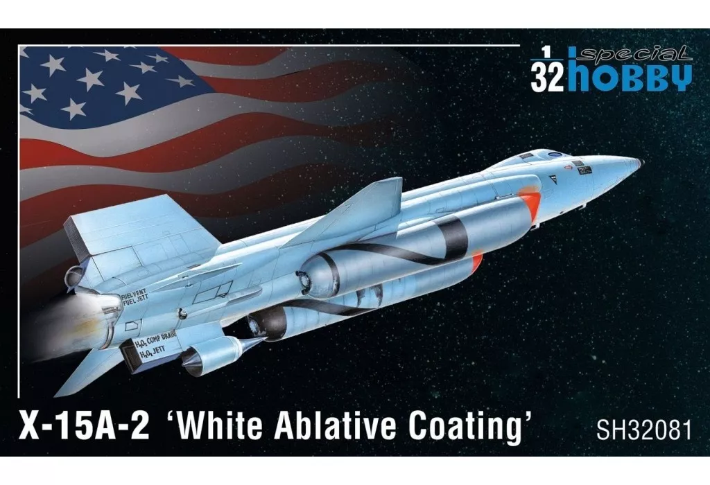 1/32 米・X-15A-2超音速実験機白色耐熱コーティング [SH32081]_img