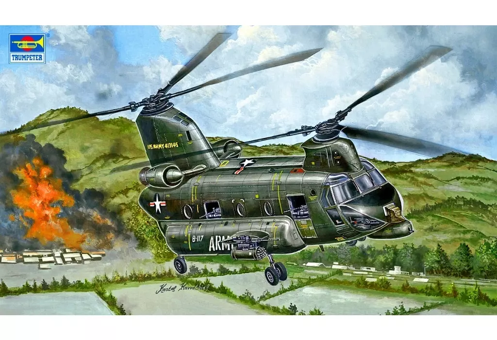 1/35 ACH-47A チヌーク ヘリコプターガンシップ [05113]